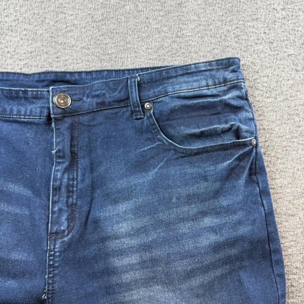 DNM Collection Slim Fit Jeans Men's‎ 40 Blue Strap Streetwear HD18-DNM006